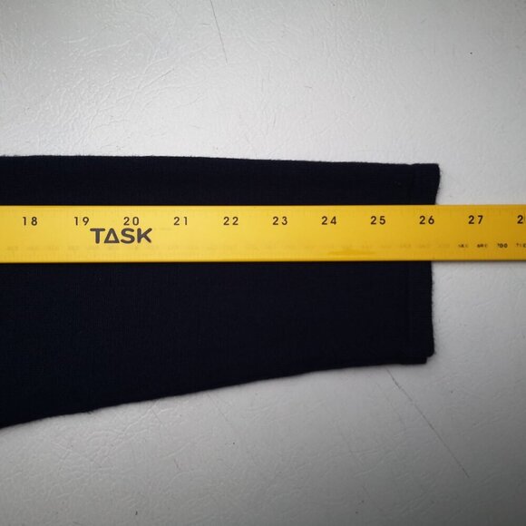 NWT Apt. 9 Ladies Size 1X Navy w/ Teal Front Layered Insert Belted Cardigan - Picture 10 of 11